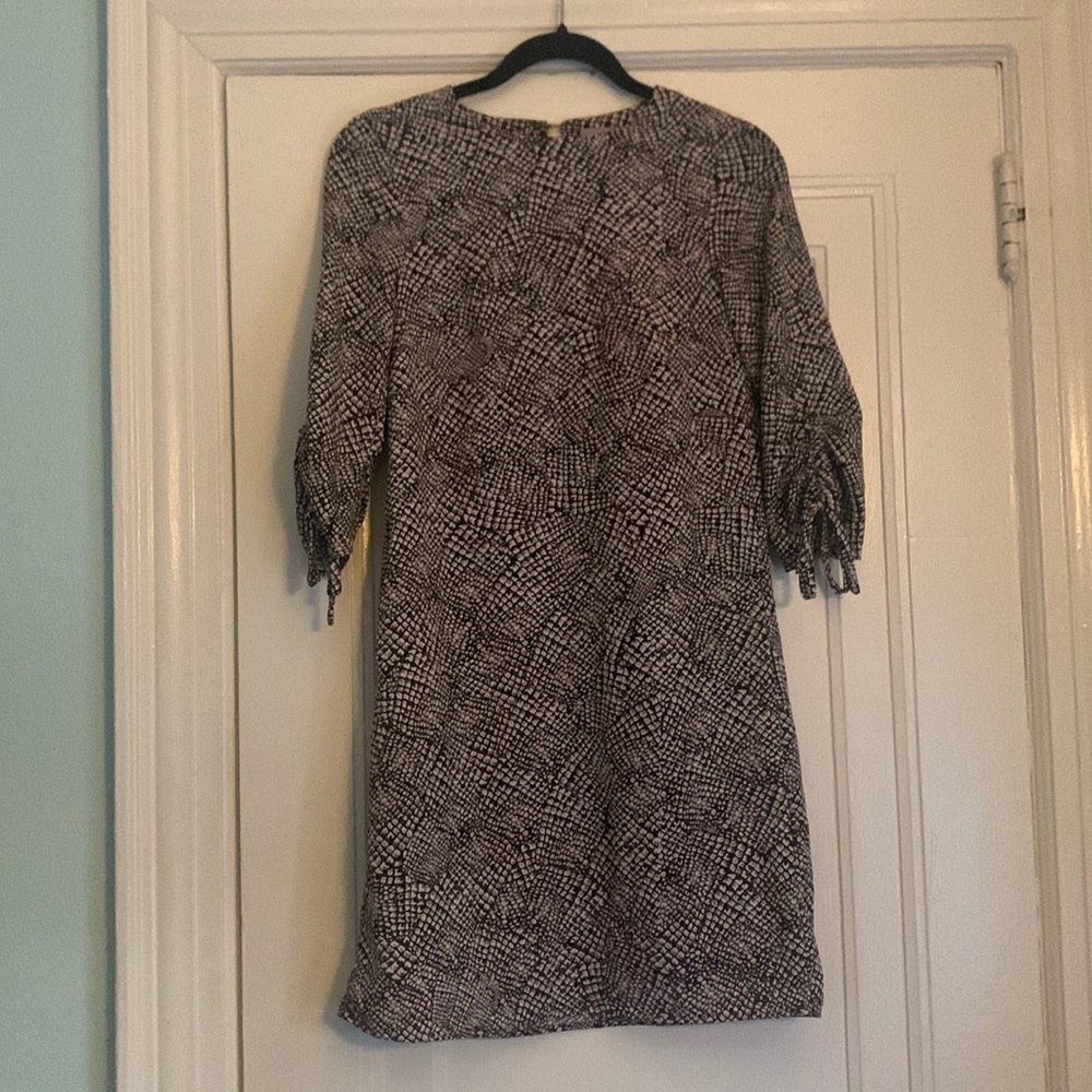 Snake skin print dress
